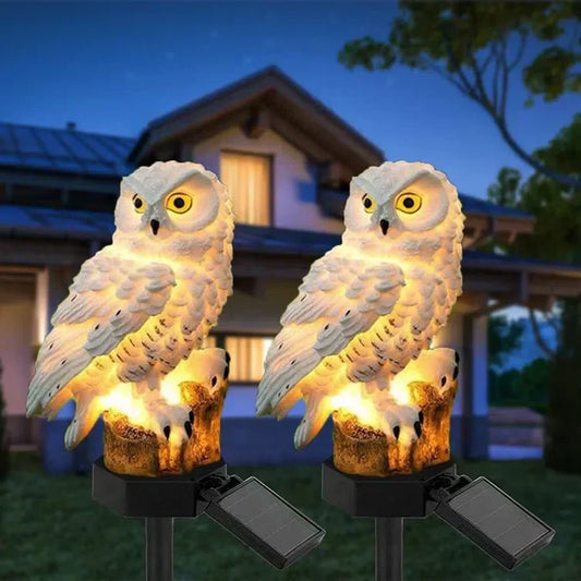 Solar Garden Lantern – Decorative Owl Light for Outdoor Patio & Home