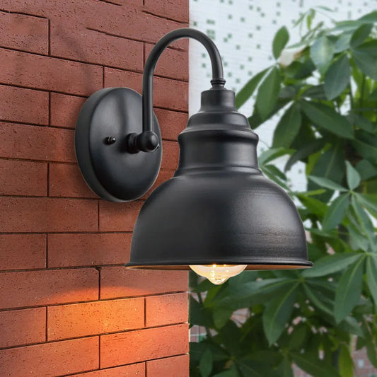Waterproof Outdoor Wall Lamp – Vintage Garden Light for Terrace Decor