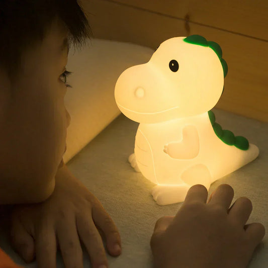 Children's Night Light – Color Changing Dino Lamp for Cozy Nursery Decor