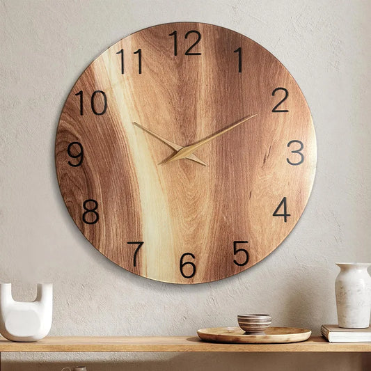 Rustic Wall Clock – Vintage Decorative Clock for Living Room & Office