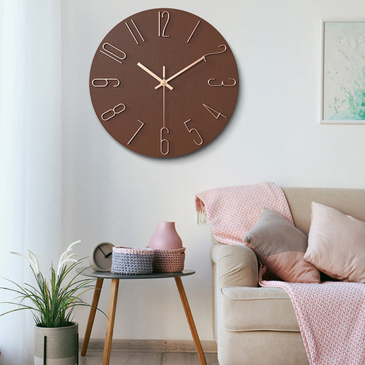 Bronze Wall Clock – Decorative Stylish Clock for Home and Office Decor