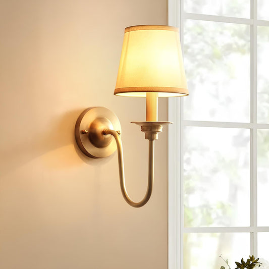 Copper Wall Light – Elegant Wall Lamp with Gold Accents for Home Office
